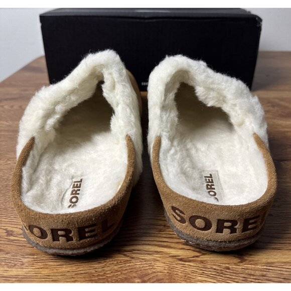 Sorel Nakiska Slide II Camel Brown Slippers Women’s Size 11 - Picture 7 of 10